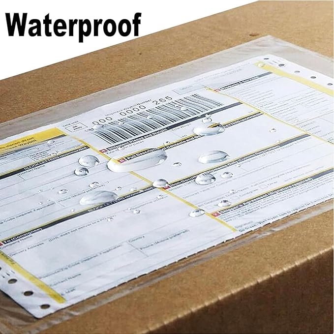 6x9 Packing List Mailing Envelopes Shipping Envelopes Packing List Clear Adhesive Shipping Label Sleeves Shipping Supplies for Small Businesses(1000 Pcs)