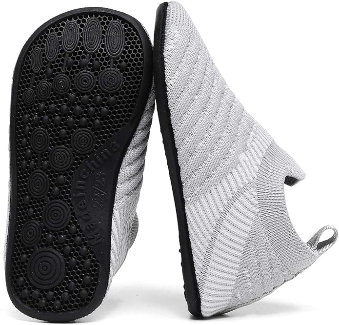 ditont Toddler Slippers Non-Slip Lightweight Comfortable Kids Indoor Grip House Home Shoes for Boys Girl