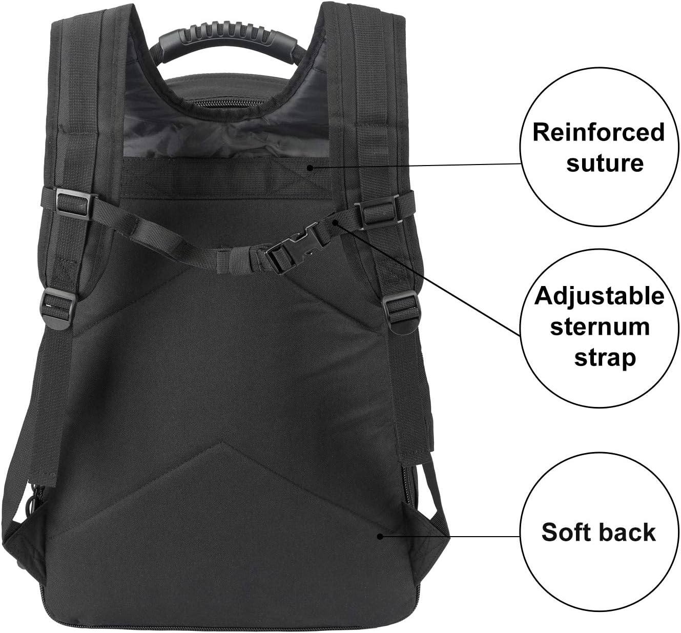 Tactical Backpack Military Backpacks for Men Army Expandable 3 Day Assault Pack Molle Backpacks Bug Out Bag for Camping Hiking Rucksack Fishing