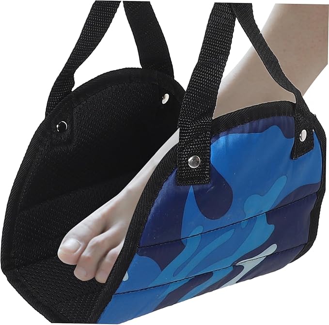 HOMSFOU 1set Ergonomic Airplane Footrest Travel Foot Hammock Comfortable Foot Pad for Flights