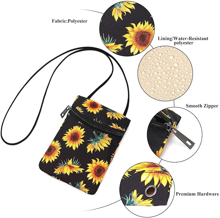 Small Crossbody Women Cell Phone Purse Wallet Bag With Shoulder Strap