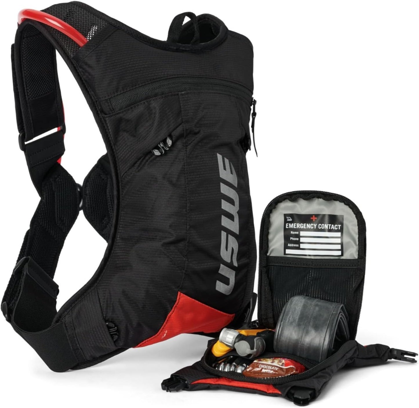 USWE MTB Hydro Hydration Pack with Hydration Bladder - Hydration Backpack for Cycling, Mountain Biking, E-MTB and Gravel Riding, Backpack with Water Bladder