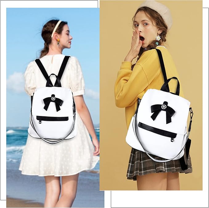 ZOCAI Backpack Purse for Women Fashion Backpack Purses PU Leather Daypacks Anti-Theft Shoulder Bag Satchel Purse