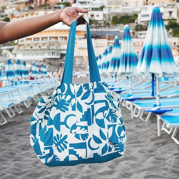 Dock & Bay Everyday Beach Tote Bag - Reusable Carrier Bag for Daily Use - Carries Up to 10kg - 100% Recycled Materials