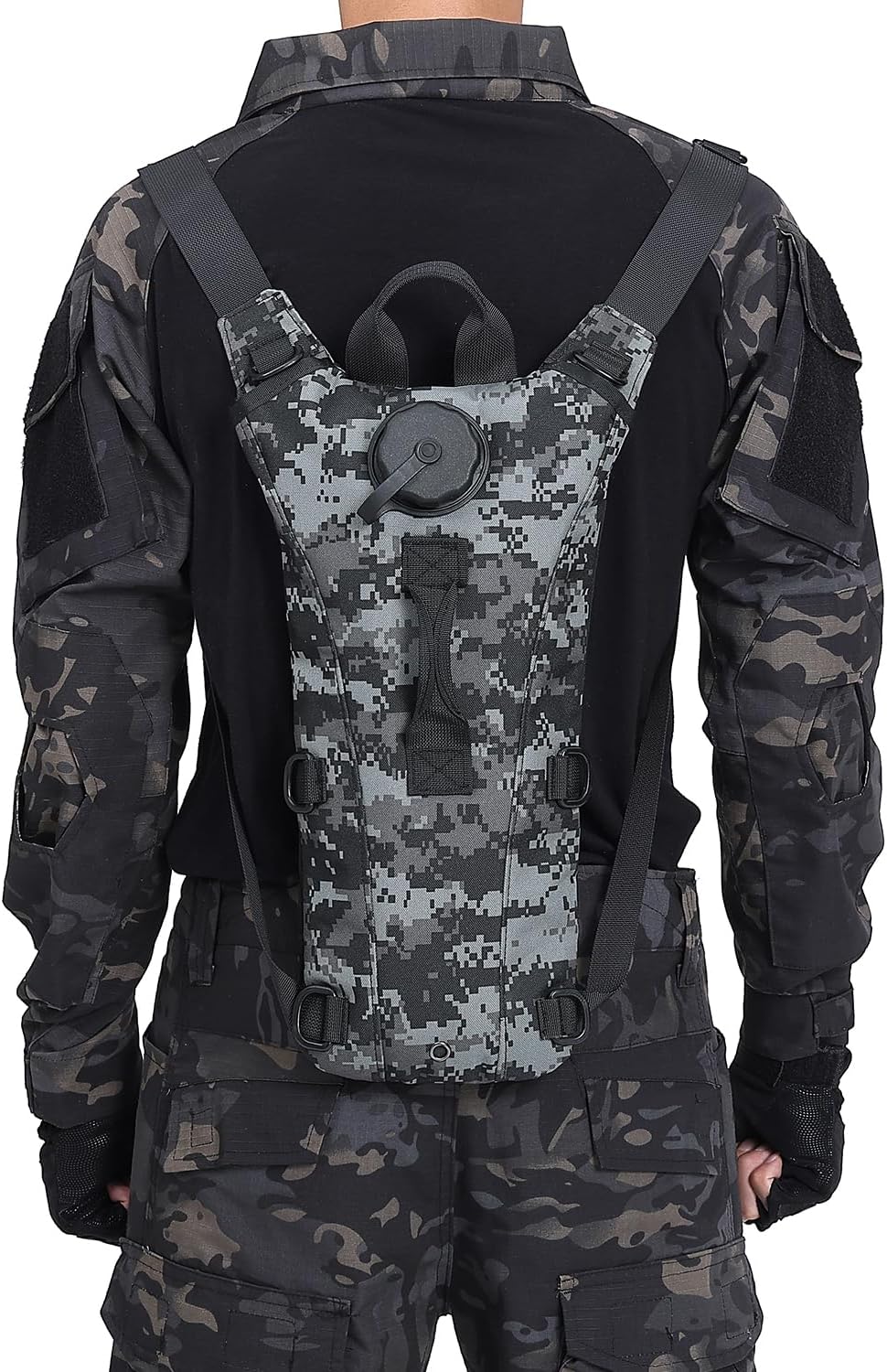 ATBP Tactical Water Hydration Pack Military 3L Water Bladder Carrier Backpack Leakproof for Running Jogging Cycling Hiking