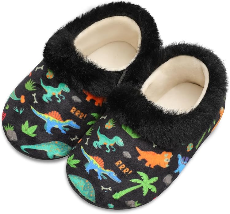 Centipede Demon Toddler Slippers for Boys Girls Slip on Kids Baby Toddlers House Shoes Lightweight Barefoot Furry Sock Shoes Indoor Outdoor Warm Walking Shoes