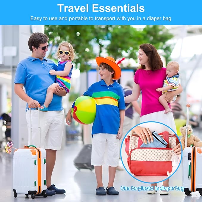 Toddler Airplane Bed, Kids Airplane Seat Extender Travel Bed, Kids Airplane Travel Essentials, Airplane Must Have for Toddlers, Portable Plane Foot Rest for Flights