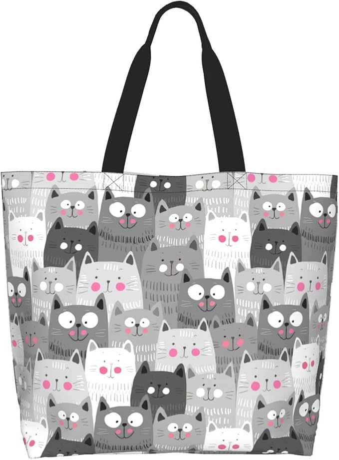Tote Bag for Women Large Beach Bag Reusable Grocery Bags Handbag for Travel Shopping