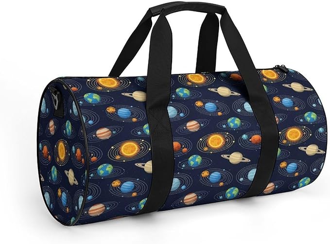 Overnight Weekender Travel Bag Planet Gym Sports Travel Workout Bag Basketball Football Weekender Bags