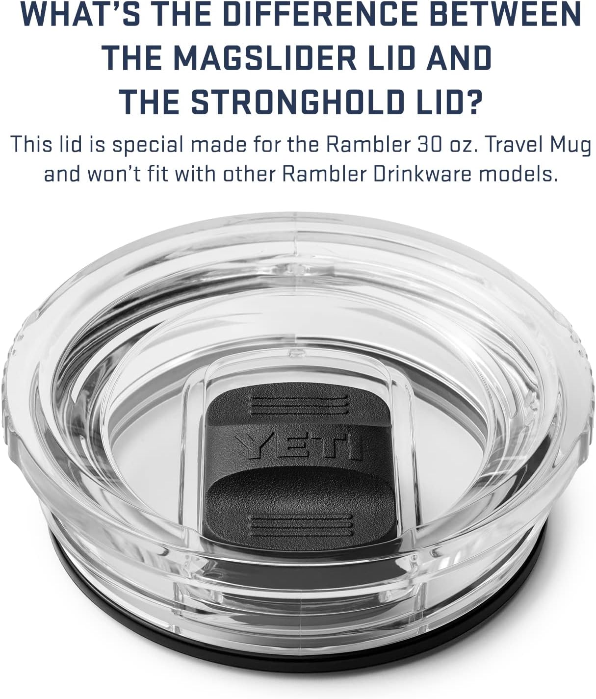 YETI Rambler 30 oz Travel Mug, Stainless Steel, Vacuum Insulated with Stronghold Lid