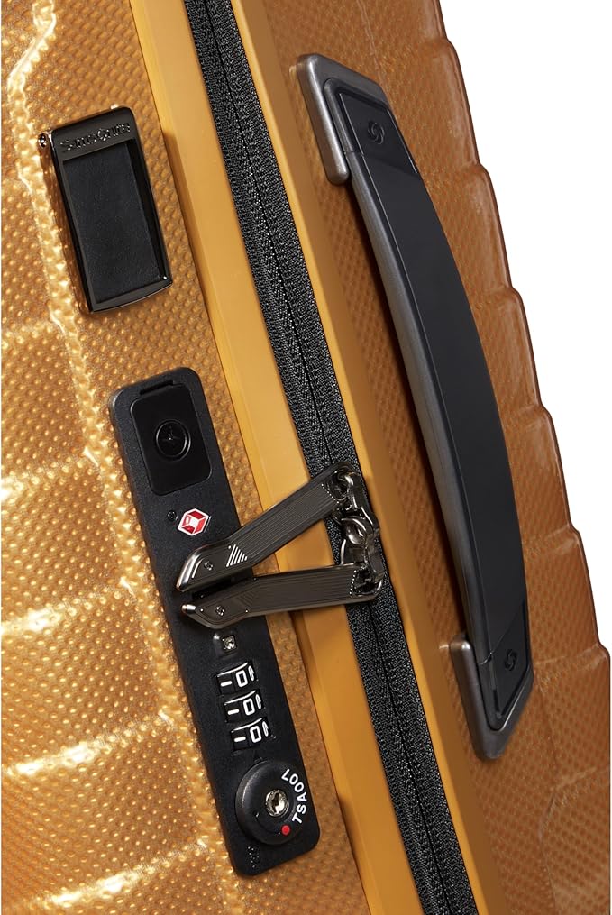Samsonite Proxis X-Large Hardside Luggage with Dual Spinner Wheels - Innovative Roxkin™ Lightweight Shell With Ultimate Durability- Includes TSA Lock, Ergonomic Telescoping Handle - Honey Gold