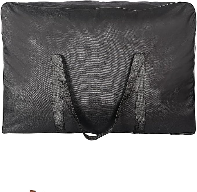 Extra Large Foldable Duffel Bag for Travel – Heavy-Duty Cargo Bag with Zippers & Reinforced Handles, TSA Approved, Water-Resistant, Security strap 36x27x16inch, load up to 120 lb