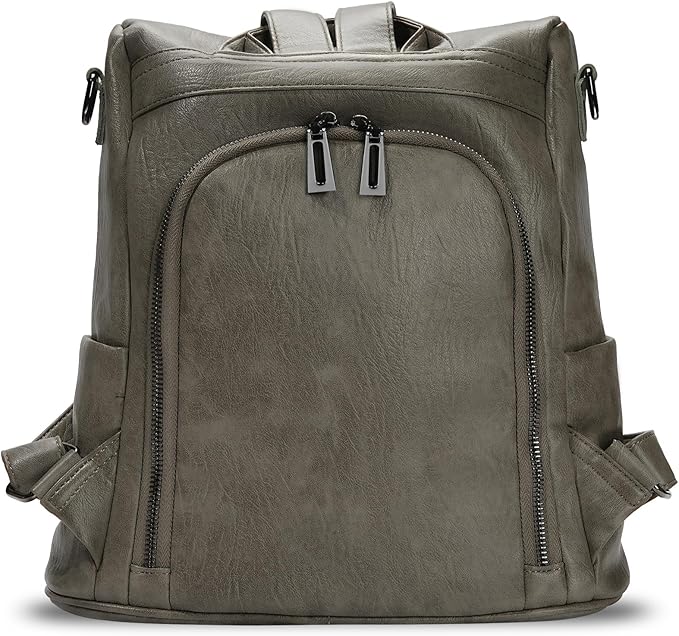 molshine Backpack,Fashion Casual Travel PU Leather Daypack Bag Shoulder Rucksack Handbags for Women HB041