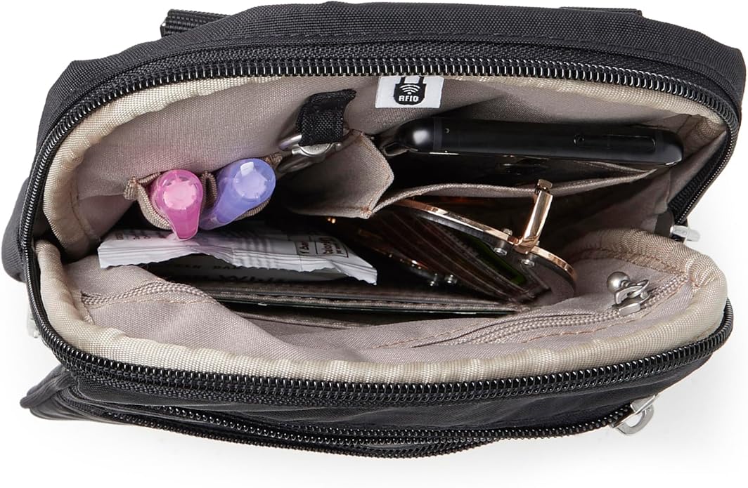 Baggallini Journey Crossbody Bags for Women 9x6 Small Lightweight Travel Handbag W/RFID