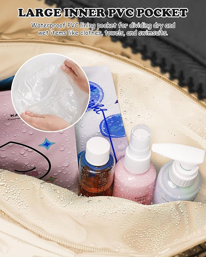Gifts for Girls 10-12-Women Duffle Bag with Initial, Personal Item Travel Bags,Gym Bag with Wet Pocket Gifts for Daughter,Lightweight Travel Bags Personalized Tote with Makeup Pouch