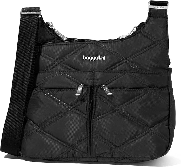 Baggallini Crossbody Travel Bag 11x8.5 Lightweight Water-resistant Nylon Handbag