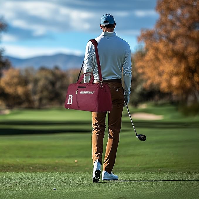 Golf Duffel Bag, Small Duffel Bag for Outdoors, Sports, Yoga, Gym, Swimming and Weekend Getaways, Travel Tote Bag for Waterproof Lightweight Carry-On Workout