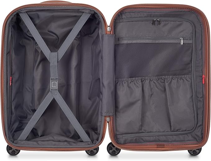 DELSEY PARIS St. Tropez Hardside Expandable Luggage with Spinner Wheels, Baltic Blue, Carry-on 21 Inch
