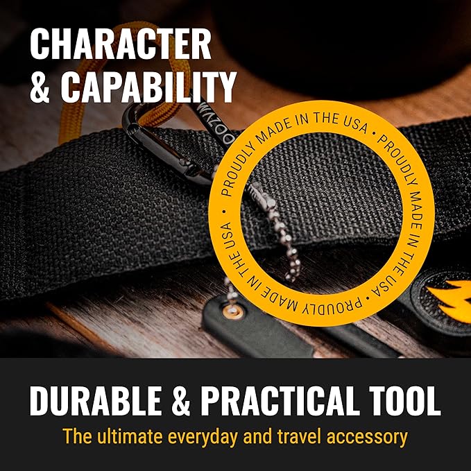 Wazoo Cache Belt for Men with Hidden Pocket, Adjustable Anti-Theft Travel Belt, Nylon with Stainless Steel Buckle