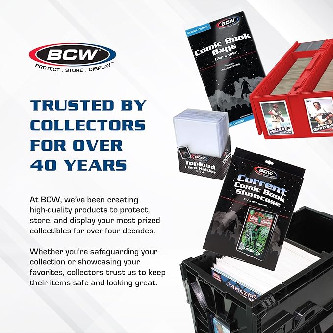 BCW 6x8 Photo Sleeves - 100 Pack | Archival Photo Sleeves for Art, Postcards & Photos | Acid-Free, No PVC | Archival Quality for Storage & Display