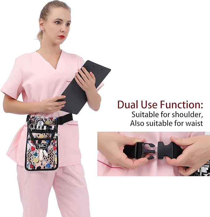 Nurse Fanny Pack - Practical Waist Bag for Work Kit - Organizer Bag (YR-HS-S-BaoWen)
