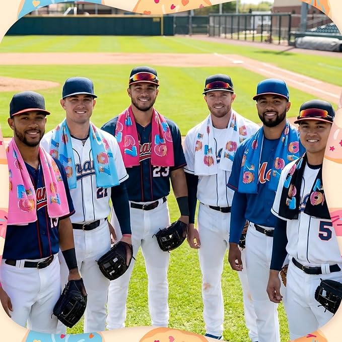 12 Pcs 67 Ice Cream Drip Cooling Towels Six Seven Ice Cream Baseball Workout Microfiber Sweat Rags for Neck and Face Team Gifts Favors for Gym Outdoor Sport Party(67 Baseball Drip)