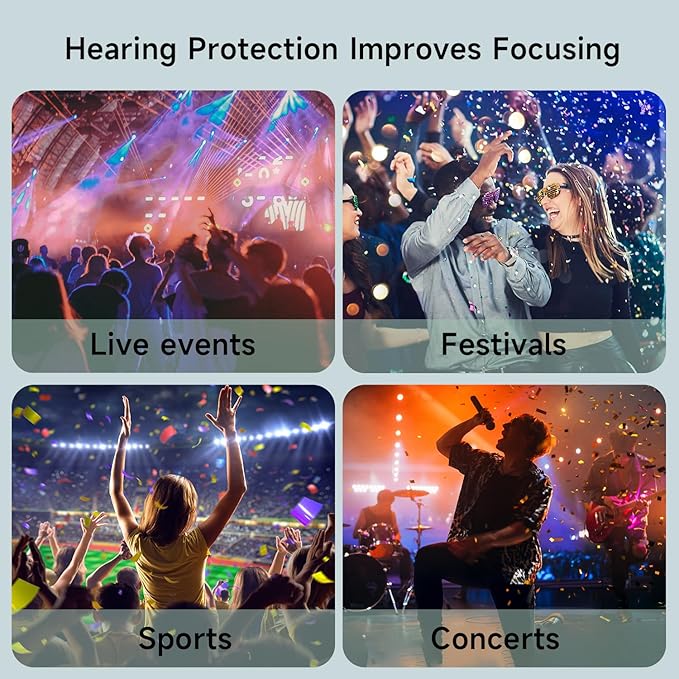 Ear Plugs for Sleeping Noise Canceling, 30dB Noise Reduction, Reusable Silicone Earplugs for Snoring Solution, Comfortable Fit with 4 Sizes and Carrying Case Green