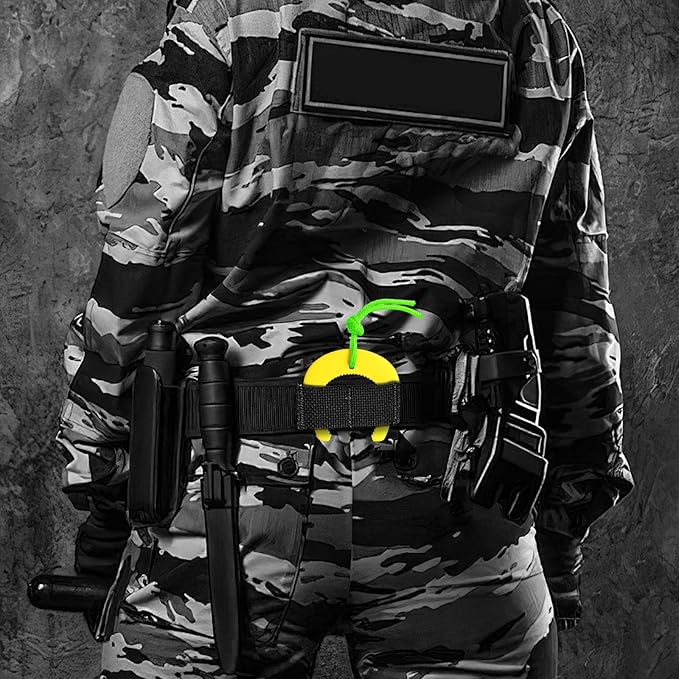 Door Jam, First Responder Door Stop for Law Enforcement, Police, Emergency Medical Services, Tactical Door with Nylon Paracord Attachments for Easy Grab Access, Molle/PALS Compatible(3 Pack Yellow)