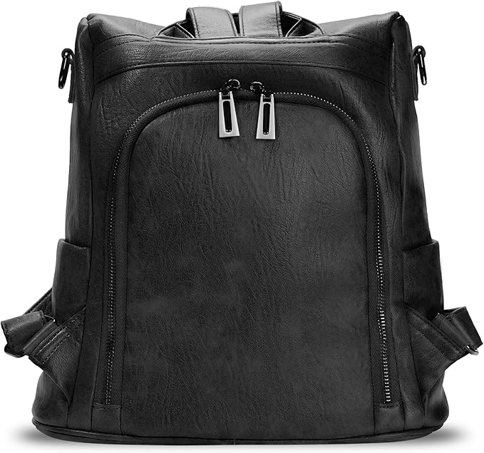 molshine Backpack,Fashion Casual Travel PU Leather Daypack Bag Shoulder Rucksack Handbags for Women HB041