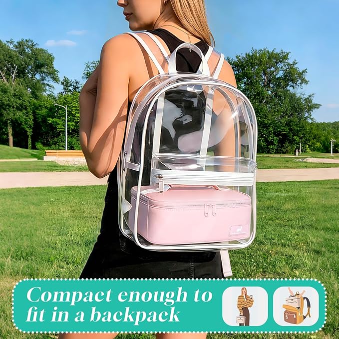 NOL Natural Organic Lifestyle Insulated Lunch Bag for Adults – Compact Cooler Lunch Box with Food-Grade Lining, Waterproof Lunch Bag for Work, Travel | Portable Thermal Meal Tote with Handle, Pink