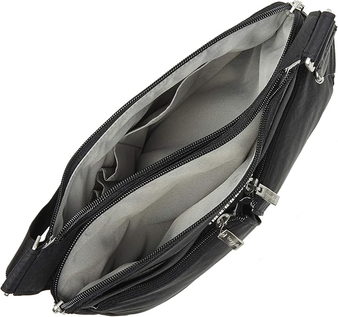 Baggallini Crossbody Travel Bag 11x8.5 Lightweight Water-resistant Nylon Handbag