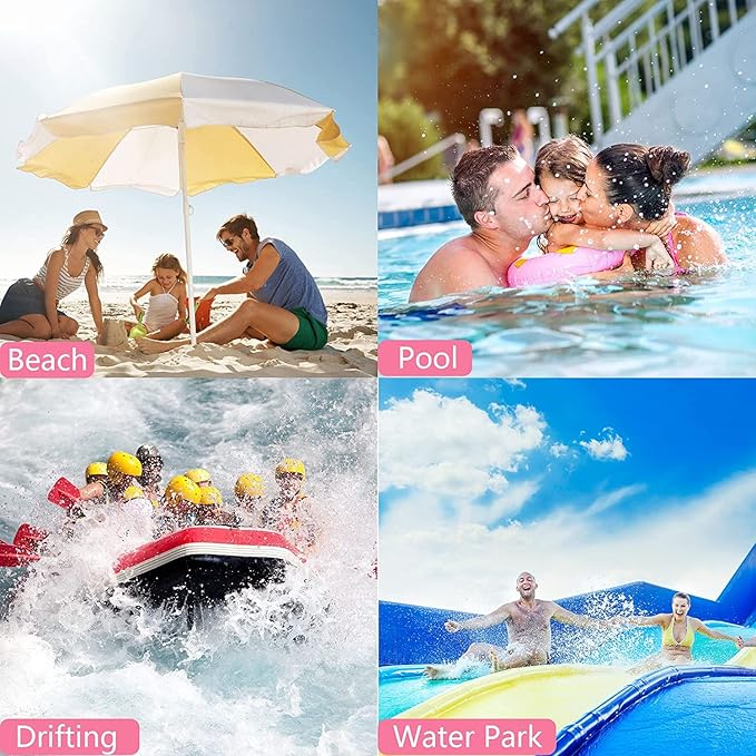 Waterproof Phone Pouch Bag - 7.5in Water Proof Cell Phone Case for Beach Travel, IPX8 Dry Bag with Lanyard for iPhone 16 15 14 Pro Max Galaxy S25+ S24+ Pixel 10 Pro, Cruise Ship Essentials