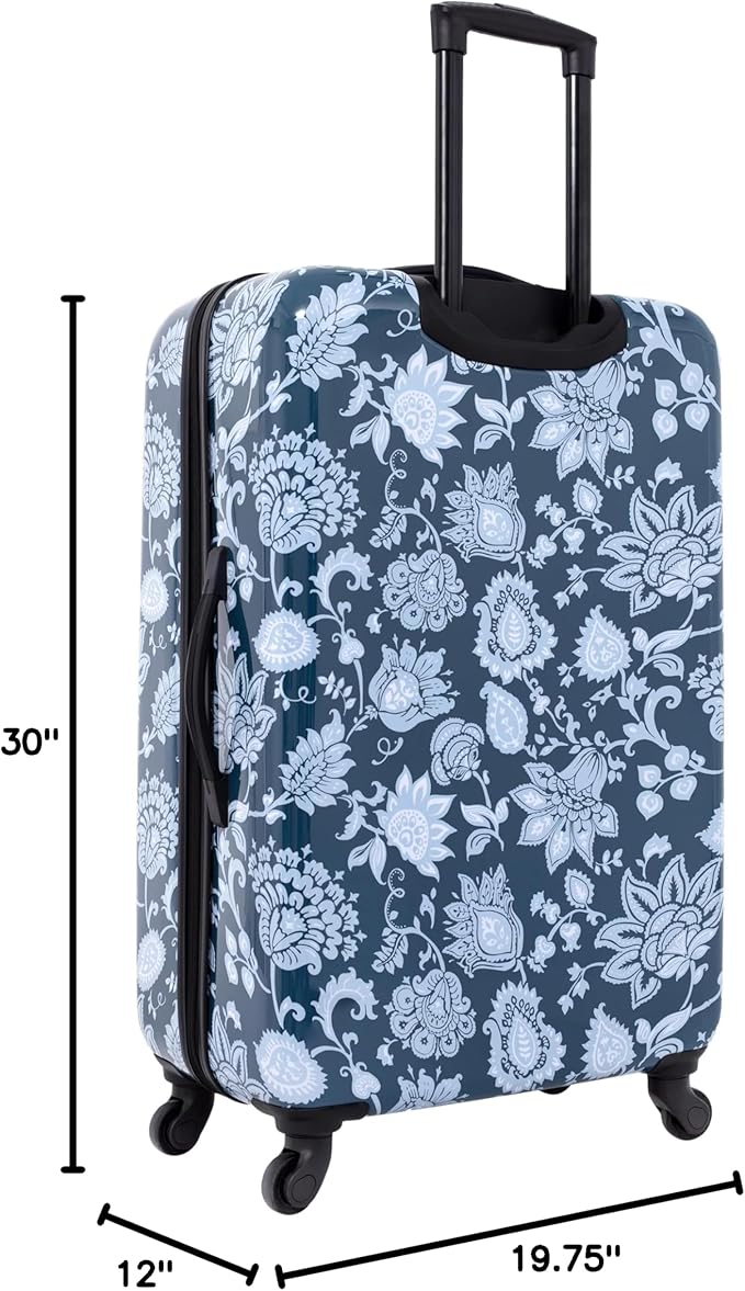 Bella Caronia 3 Piece or 20" Carry-On Set Voguish Luggage Set, Royal Pattern, 3 Piece Set