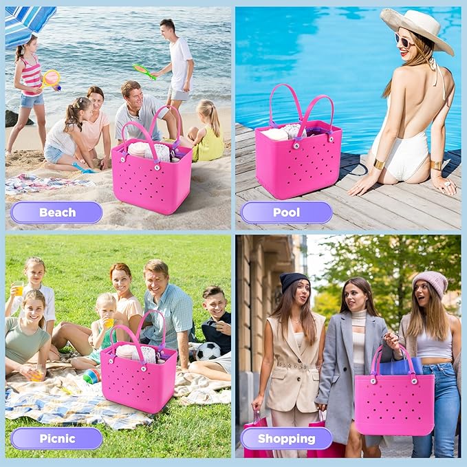 OUTXE Beach Bag Organizer Compatible with X Large Bogg Bag Accessories Inserts, Lightweight Mesh Insert Divider Pouch for Original XL Bogg Bags, Beach Tote Bags Insert for Organizing