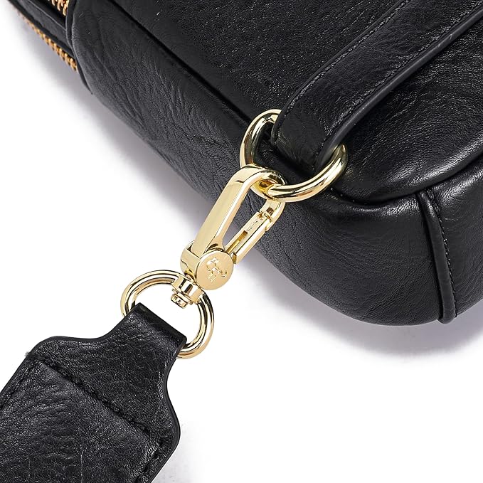 Haytijoe RFID Anti-Theft Sling Bag for Women, Small Crossbody Travel Purse with Locking Zippers, Lightweight Everyday Bag
