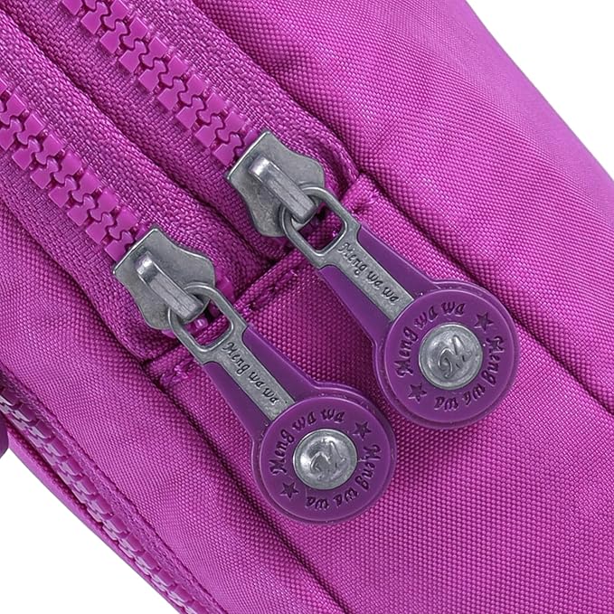 Haytijoe RFID Anti-Theft Sling Bag for Women, Small Crossbody Travel Purse with Locking Zippers, Lightweight Everyday Bag