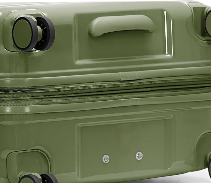 Traveler's Choice Edinburgh II Hardside Spinner Luggage, TSA Lock, Green, 21" Carry-on