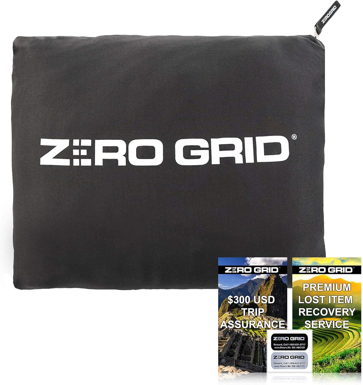 Lightweight Travel Blanket - Premium & Compact Airplane Wearable Blanket with Neck Snaps, Cozy Foot Pockets, Zipper Pouch - Converts into Soft Pillow - Designed for Ultimate Comfort - Shadow