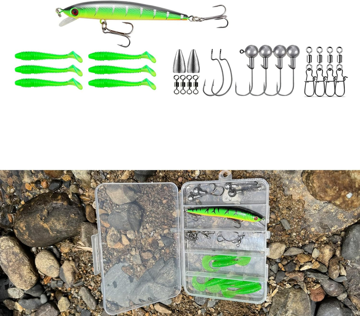 2PACK Fishing Pole Combo,Fishing Rod Combos with Telescopic Fishing Pole Spinning Reels Fishing Carrier Bag for Travel Saltwater Freshwater