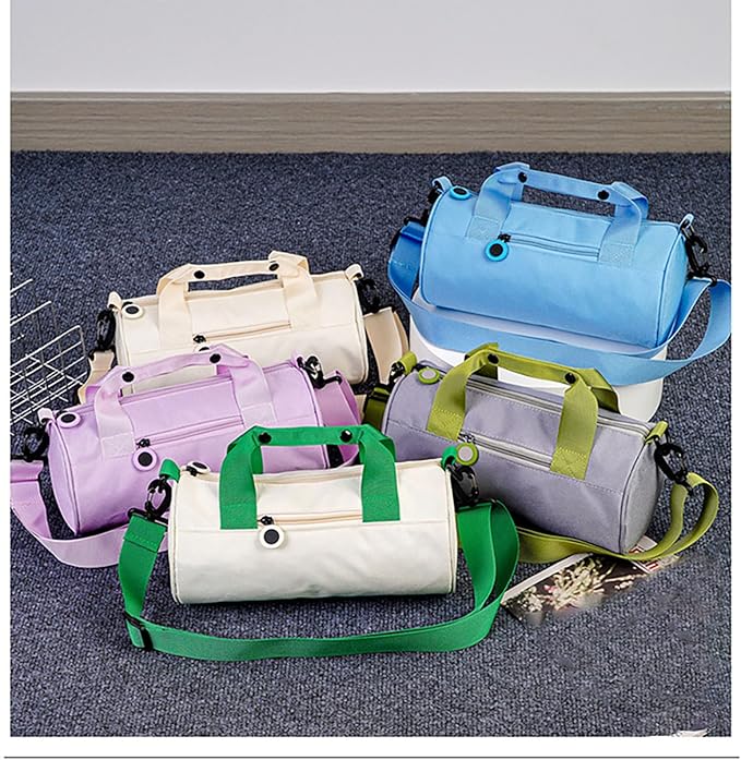 Small Gym Bags Crossbody Tote Workout Travel Duffle Bags For Daily Outdoor Exercise Cycling Swimming Dance Sport (Purple, S)