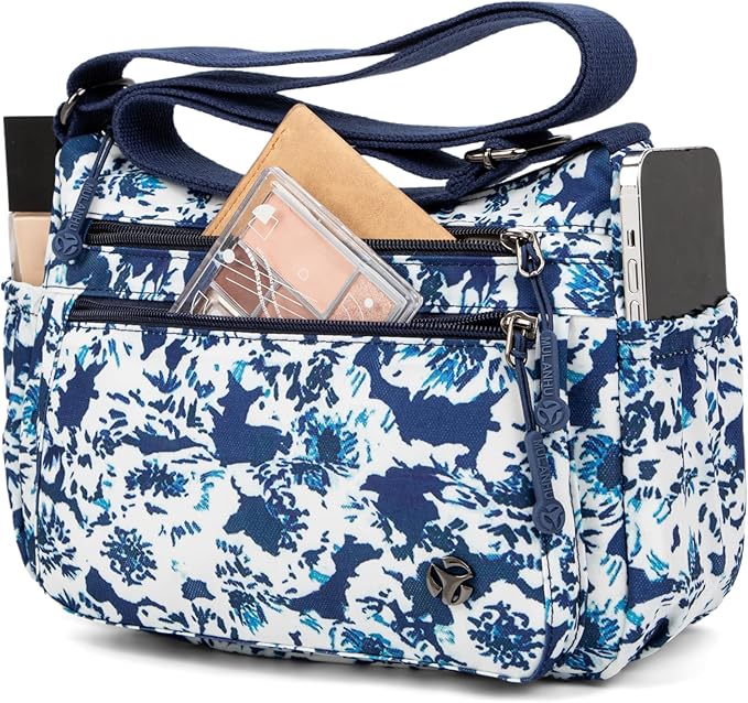 Casual Crossbody Bag with Anti Theft Pocket - Women Lightweight Water-Resistant Purse Bag