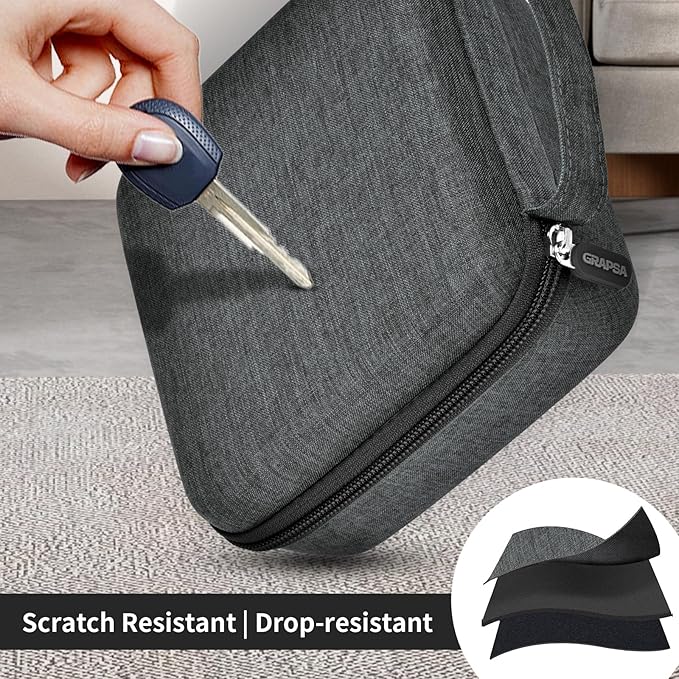 Travel Sunglass Organizer Case for Quay Polarized Sunglasses Men Women, Trendy Glasses Storage Box (Bag Only)