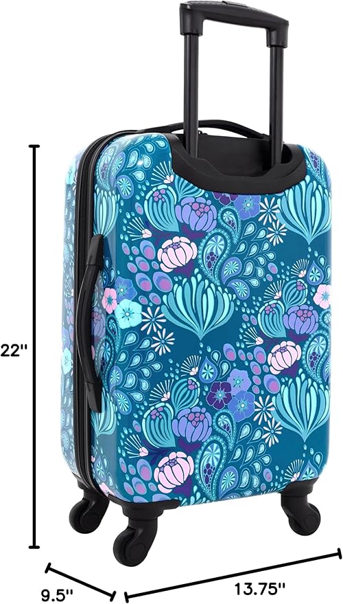 Bella Caronia 3 Piece or 20" Carry-On Voguish Luggage Set, Desert Pattern, 20" Carry-On