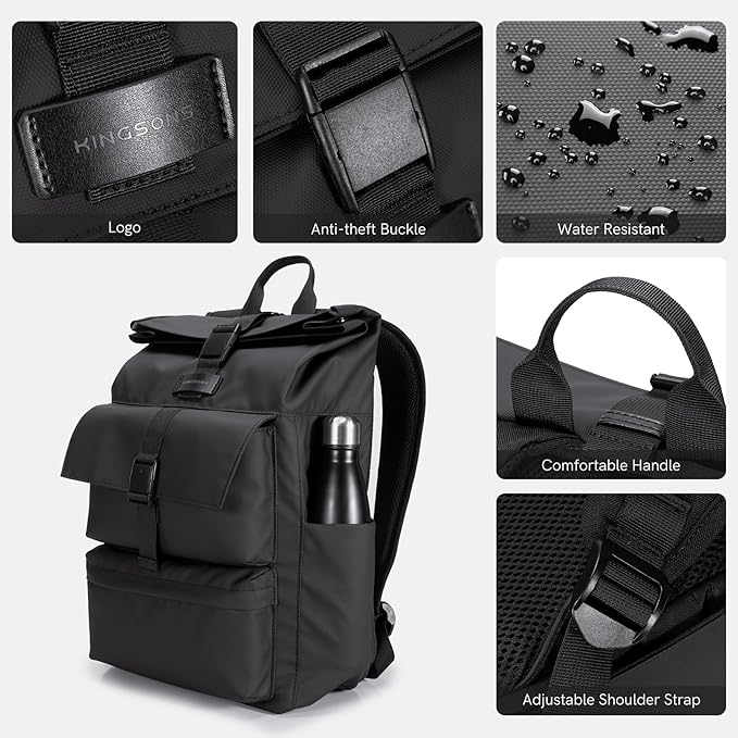 Kingsons Travel Laptop Backpack, Anti Theft Lightweight Backpacks,Waterproof Backpack Casual Daypack Computer Bag Gift