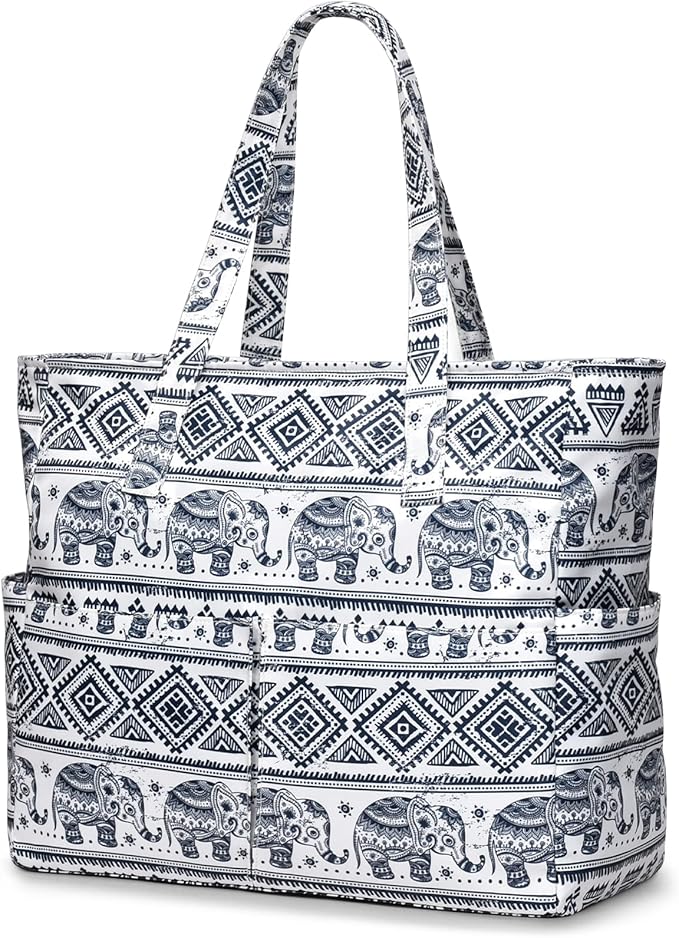 oscaurt Beach Bags for Women Large Waterproof Sandproof Beach Tote Swim Pool Bag with Zipper for Travel Vacation Essentials