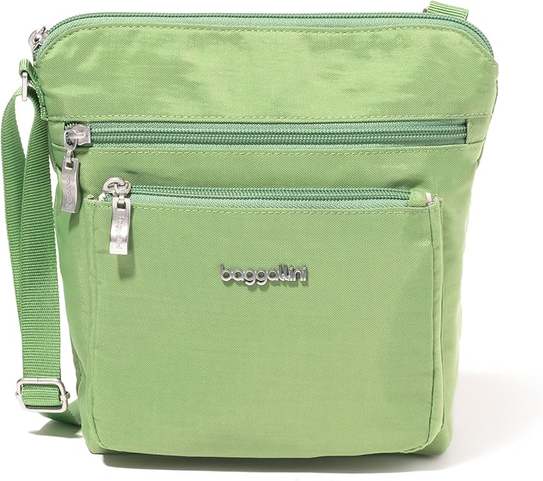 Baggallini Pocket Crossbody Bags for Women 8x8 Small Lightweight Durable Water-resistant Travel Purse W/Rfid