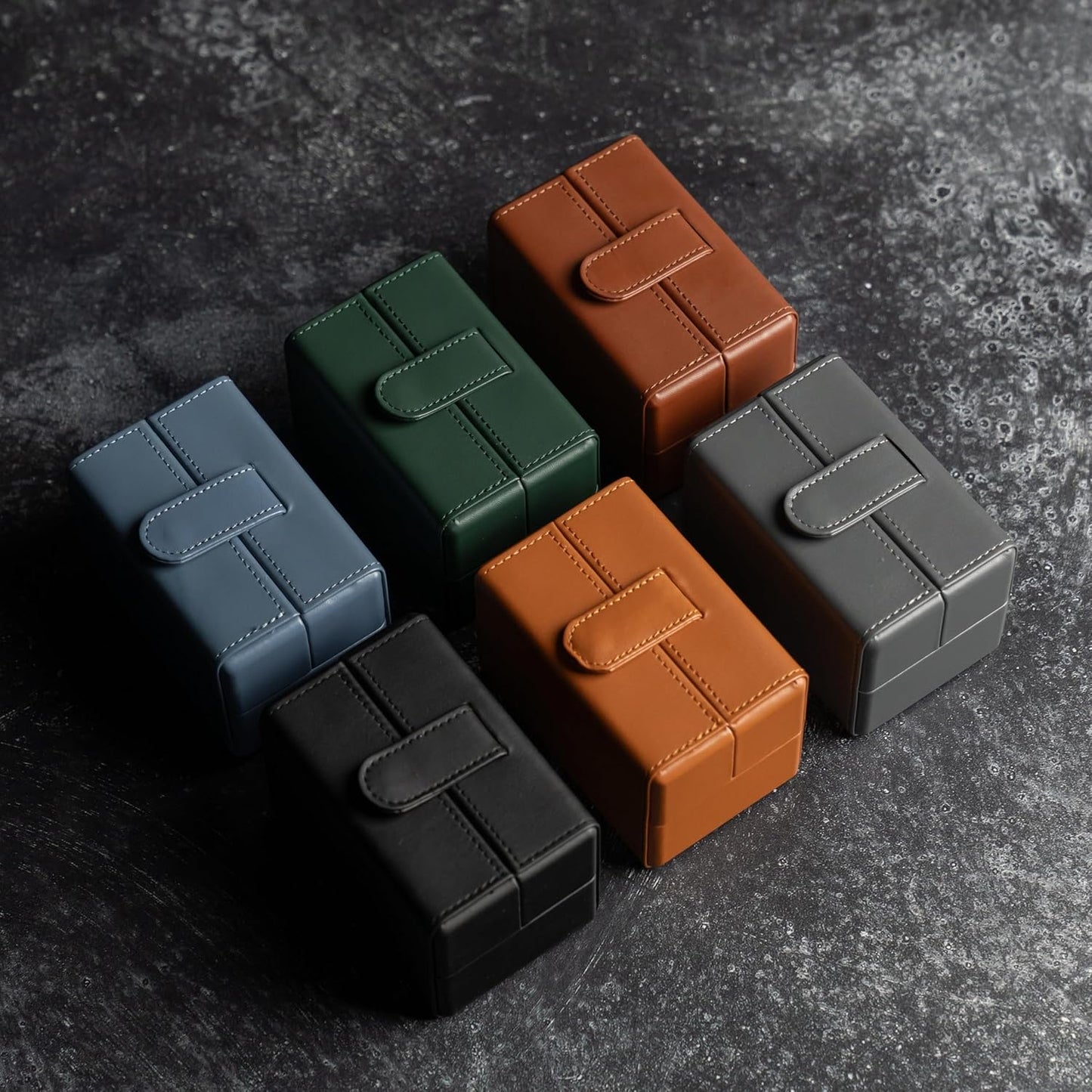 Single Travel Watch Case - Vintage Inspired - Exterior, Soft Microfiber Lining, Fits Up to 42mm Watches - Vegan Leather - Reliable Storage for Home or Travel