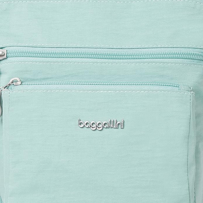 Baggallini Pocket Crossbody Bags for Women 8x8 Small Lightweight Durable Water-resistant Travel Purse W/Rfid