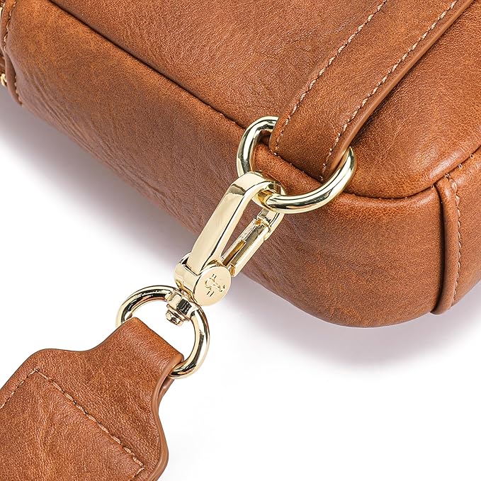 Haytijoe RFID Anti-Theft Sling Bag for Women, Small Crossbody Travel Purse with Locking Zippers, Lightweight Everyday Bag