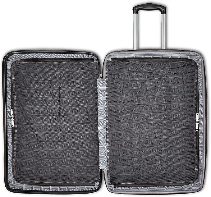 Samsonite Alliance SE Hardside Luggage with Spinner Wheels, Lightweight, MEDIUM SPINNER, SILVER
